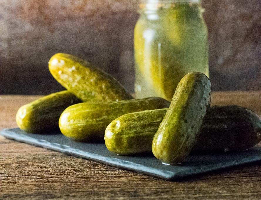 half sour pickles feature